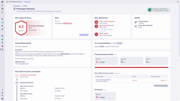 Screenshot of Kubernetes Security Posture Management