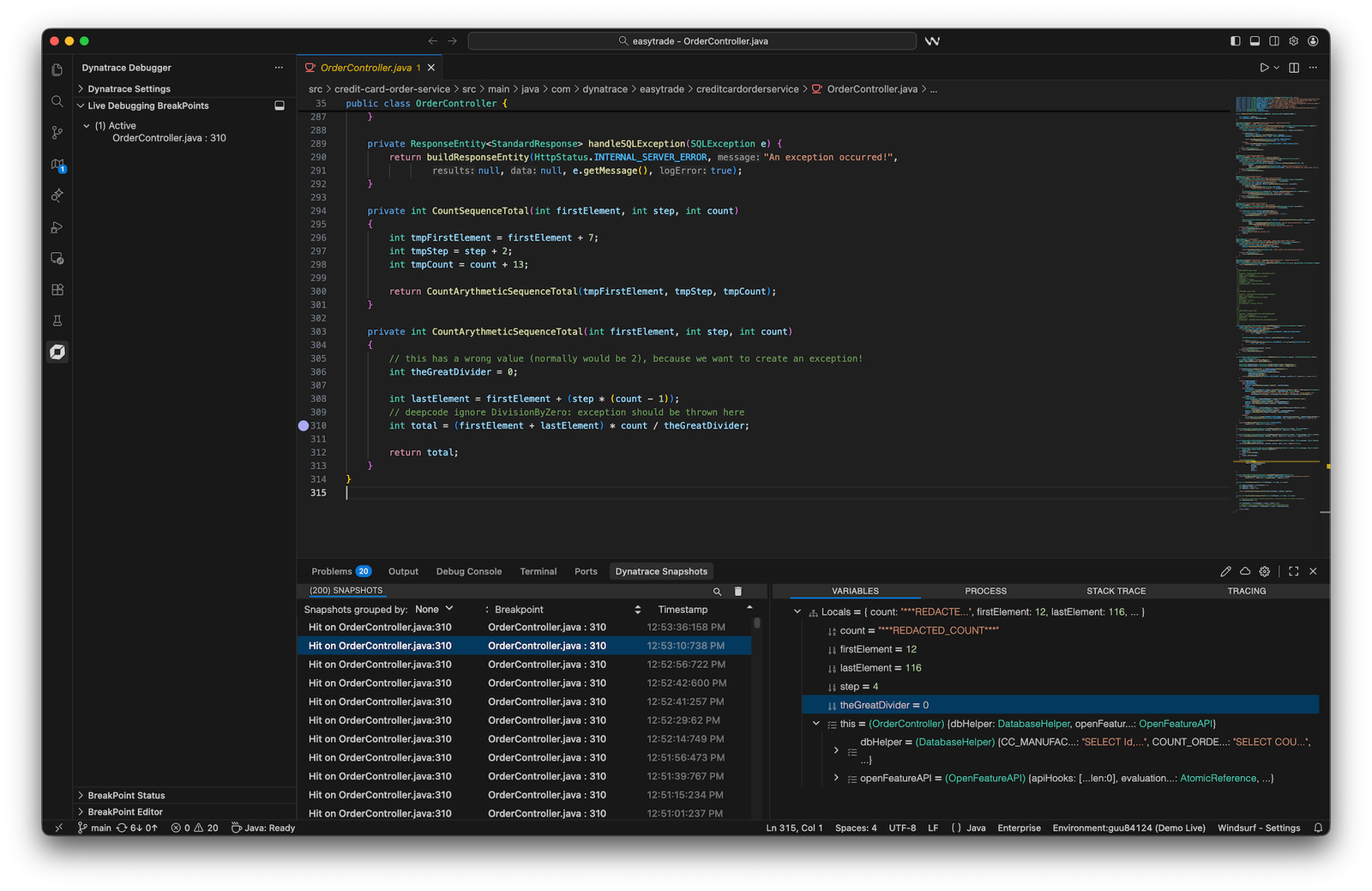 Production insights in Windsurf IDE