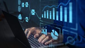 Business analytics graphic